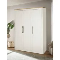 OTTO home Kleiderschrank Büsum Schlafzimmer Schrank (stabile robuste Bauweise mit optimaler Aufteilung) Schlafzimmerschrank Landhaus Design Garderobe Schrank Bestseller