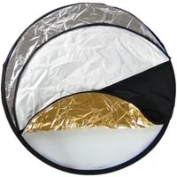 Dynasun Falthintergrund Reflektor 5in1 rund, Zusammenfaltbarer Reflektor mit 5 Oberflächen