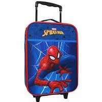 MARVEL Kinderkoffer Spiderman Trolley Kindertrolley, 2 Rollen