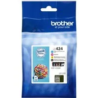 Brother LC-424 Value Pack Tintenpatrone (Packung, 4-tlg)