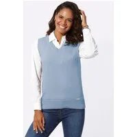 Witt Strickpullover Pullunder Ärmellos Jersey