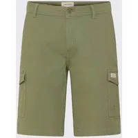 Blend Shorts BHMASON SLIM/REG CARGO SHORTS mit Markenlabel, aus Baumwollmischung, Regular Fit, elastisch