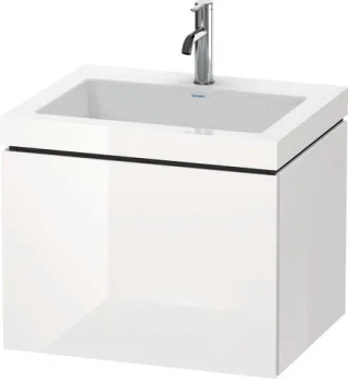 Duravit L-Cube c-bonded Set wandhängend Weiß Hochglanz 600x480x500 mm - LC6916O2222 LC6916O2222