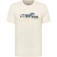 MUSTANG T-Shirt T-Shirt Austin mit Print auf der Vorderseite