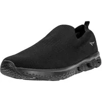 kamelshopping Herren Slipper, Slip On Sneaker aus Textil, Größe 41-44, schwarz Slipper moderner Freizeitschuh