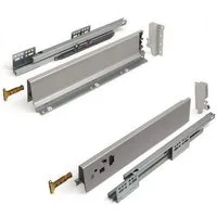 SO-TECH® Schubkasten Schubladensystem Modern Box Zargenhöhe 84 mm, Nennlänge 250-550 mm Soft-Close