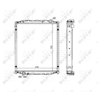 NRF Motork?hler gel?tet 51604