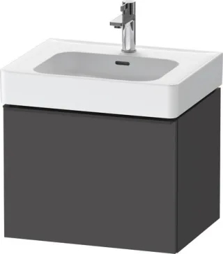 Duravit D-Neo Waschtischunterbau wandhängend Graphit Matt 584x452x440 mm - DE42760BD490000 DE42760BD490000