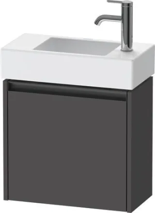 Duravit Ketho.2 Waschtischunterbau wandhängend Graphit Matt 484x238x440 mm - K25072L49490000 K25072L49490000