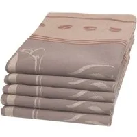 ZOLLNER Geschirrtuch, (Spar-Set, 5-tlg), 50 x 70 cm, 100% Baumwolle, vom Hotelwäschespezialisten