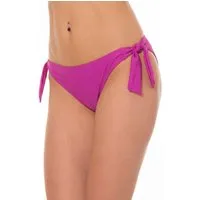 Aquarti Bikini-Hose Damen Bikinihose seitlich zum Binden Hüftslip in schönen Unifarben
