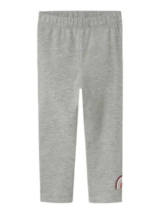 NAME IT - NMFBILINE LEGGING PB grey melange - Gr. - 128