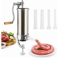 Mucola Wurstfüllaufsatz Wurstfüller Füllmaschine Wurstmaschine Wurstspritze, Zubehör für Universal, ergonomische Handkurbel
