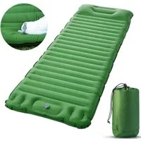 CkeyiN Isomatte Selbstaufblasende Campingmatte für Camping/Outdoor 196*68*10cm, (für 1 Personen, 1-tlg), Campingmatratze Ultraleicht mit Kissen