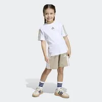 adidas Sportswear Trainingsanzug LK 3S T-SET 160 (2-tlg), für Kinder, mit 2 Teilen, aus Baumwolle
