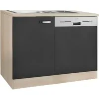 OPTIFIT Spülenschrank Faro, mit Tür/Sockel für Geschirrspüler