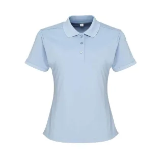 Premier - "Coolchecker" Poloshirt für Damen (Hellblau)
