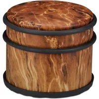 relaxdays Türstopper 2 x Türstopper Holzoptik dunkelbraun