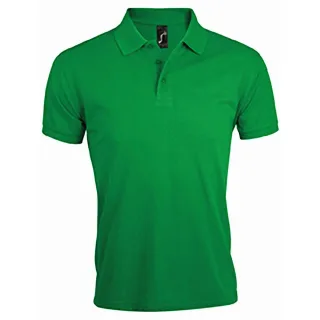 SOLs Mens Prime Pique Plain Kurzarm-Poloshirt (Kelly Green)