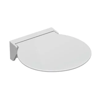 Hewi R380 Klappsitz 950.51.2209098 weiß pulverbeschichtet, 380 x 407 x 110 mm, Sitzfläche signalweiß