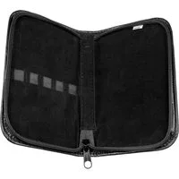 May Nagelschere Maniküre-Etui leer Kunstleder Schwarz – Universelle