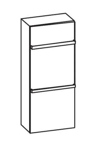 Artiqua 400 Midischrank, Weiß Matt Select, 400-MST-1-50-L-7161-171 400-MST-1-50-L-7161-171