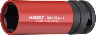 HAZET Kraft Steckschlüssel-Einsatz, Sechskant (1/2 Zoll) - 903SLG-21