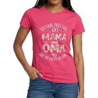 Spreadshirt T-Shirt Ich Habe Zwei Titel Mama Und Oma Frauen T-Shirt (1-tlg)