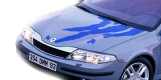 Autoaufkleber für die Motorhaube. "car vinyl"