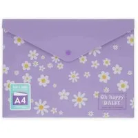 Legami Federmäppchen Fold & Order Dokumentenmappe A4 Daisy, LEGAMI