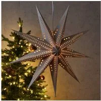 MARELIDA LED Stern Papierstern Sara Weihnachtsstern Faltstern Leuchtstern 69cm