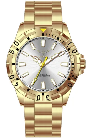 Invicta Specialty 69031 Herrenuhr - Quarzwerk - Metall mit weißem Zifferblatt - 42 mm