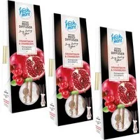 fresh & more Raumduft Duftvase (Spar-Set, 3-St., Lufterfrischer (35ml 3er Pack)