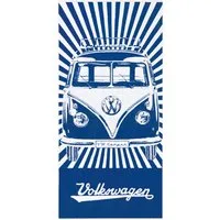 VW Collection by BRISA Handtuch Volkswagen Handtuch im VW T1 Bulli Bus Design, gewebt (1-St), Jacquard-Qualität