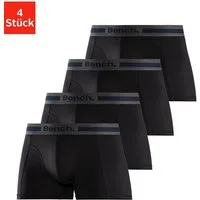 Bench. Boxer Boxershorts für Herren (Packung, 4-St) Unterhosen mit Overlock-Nähten vorn