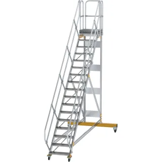 Munk Plattformtreppe 45° fahrbar Stufenbreite 600 mm - 600777