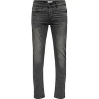 ONLY & SONS Slim-fit-Jeans Slim Fit Jeans Basic Denim Pants ONSLOOM Stoned Washed (1-tlg) ONSLOOM JOG LIFE DK BLUE PK 0431 NOOS