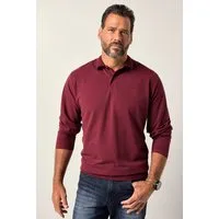 JP1880 Poloshirt Poloshirt Bauchfit Basic Langarm Piqué