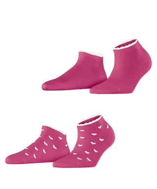 ESPRIT socks & tights - Esprit Little Hearts 2-Pack Damen fuchsia - Gr. - 36.5