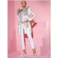 creation L Strickjacke Modal-Baumwoll-Strickjacke Langarm Jacquard