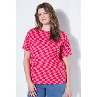 Studio Untold T-Shirt T-Shirt oversized Schachbrett-Muster