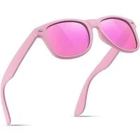 LuxusKollektion Retrosonnenbrille Sonnenbrille polarisiert schwarz UV400 Herren Damen retro Pink pink