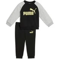 PUMA Trainingsanzug Puma Baby Jogginganzug Minicats ESS Raglan Crew Set FL INF 686281