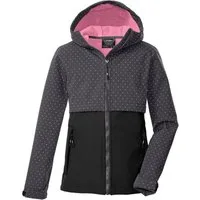 Killtec Softshelljacke KOW 227 GRLS SFTSHLL JCKT Softshelljacke für Kids: wind- und wasserabweisend, reflektierend