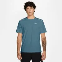 Nike Laufshirt M NK DF UV MILER SS mit reflektierenden Details, schnell trocknend, atmungsaktiv