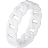 Firetti Fingerring Schmuck Geschenk Edelstahl Ring Damenring Herrenring Panzerkette Color