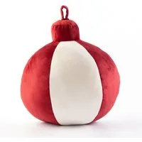 Dutch Decor Dekokissen gefüllt Textino 'Jingle Bell' 26 x 30 cm Scooter - Rot