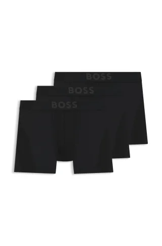 BOSS Menswear Black - BoxerBr 3P Active Black - Gr. - S