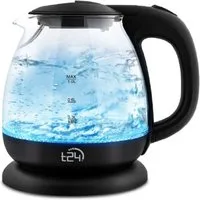 T24 Wasserkocher T24 Glas Wasserkocher 1,0 L mit LED-Beleuchtung – Elegantes Design & 3