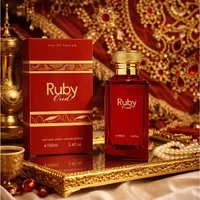 Attar & Co London Eau de Parfum Ruby Oud Classic & Intense Unisex, Rose, Safran, Geranie 100 ml, 1-tlg., Hergestellt in England, Exotisch Floriental, Süß Würzig Elegant